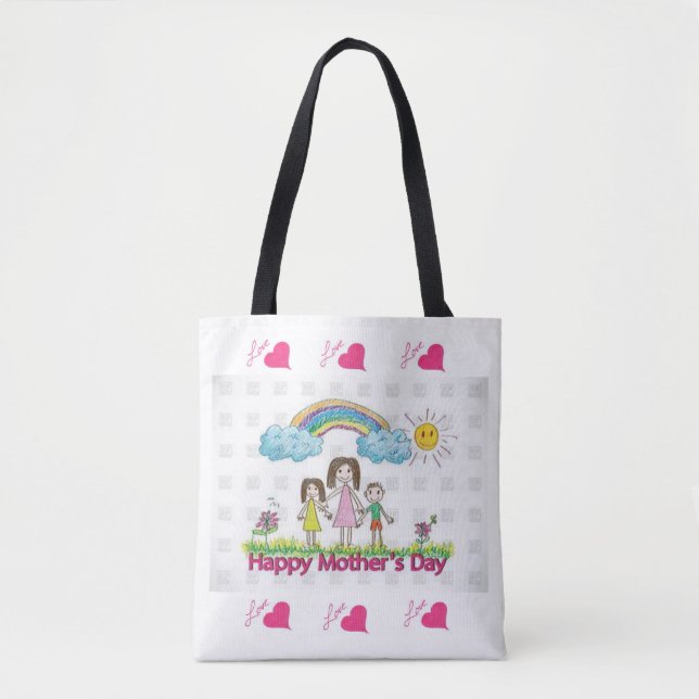 Dia de as mães Tote Bag (Frente)