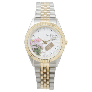 Dia de as mães Unisex, relógio da pulseira de dois