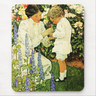 Dia de as mães Vintage Art Gift Mousepads