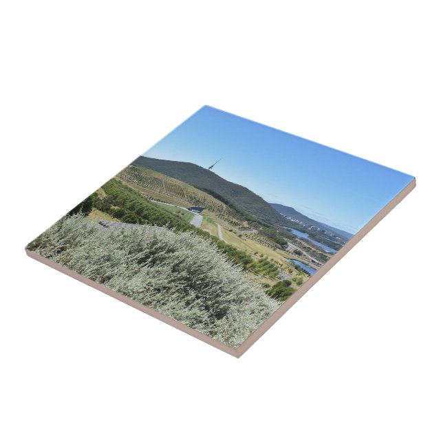 Dia de Idílio no Azulejo de Cerâmica Canberra (Lateral)