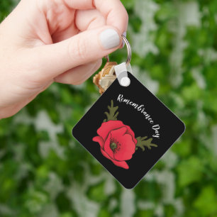 Dia de Memória Personalizada - Chaveiro Vermelho P