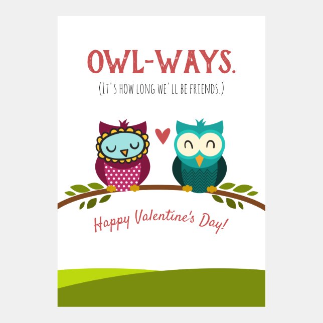 Dia de os namorados Amigo Seremos Amigos (Frente)