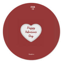 Dia de os namorados autocolante - Sophiaco