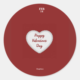 Dia de os namorados autocolante - Sophiaco