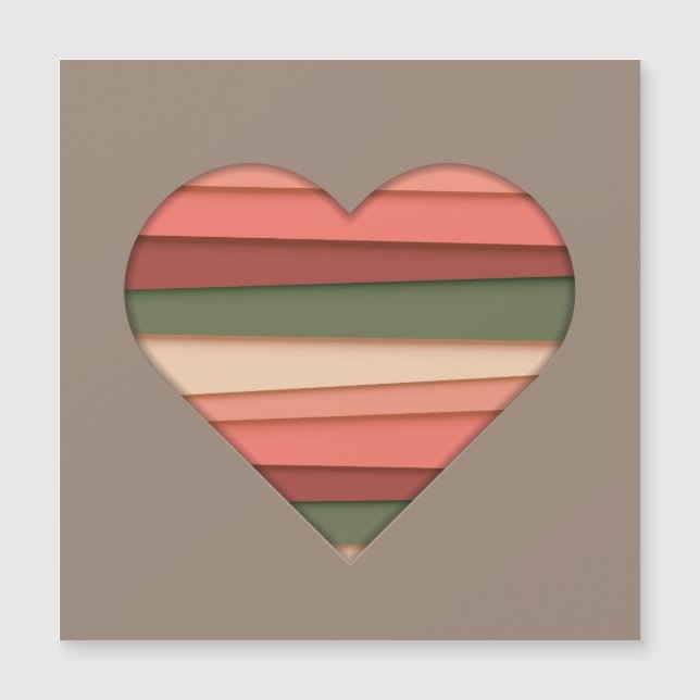 Dia de os namorados com amor cardíaco (Frente)