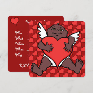 Dia de os namorados Convida Cartões Cupidos Afric