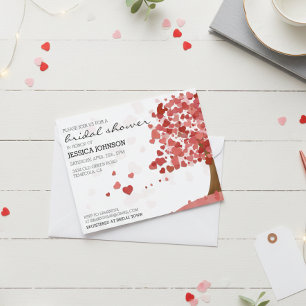 Dia de os namorados da árvore do coração do chá de