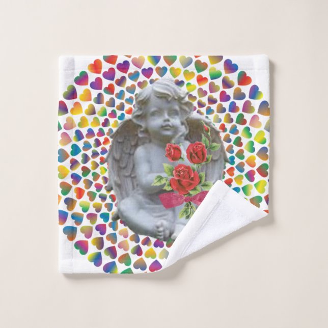 Dia de os namorados das toalhas de banho, Angel (Pano de lavar)