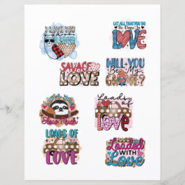 Dia de os namorados de amor Elementos românticos d