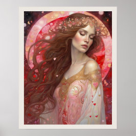 Dia de os namorados de arte Impressão