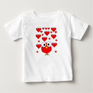 Dia de os namorados de Camisa de Bebê
