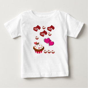 Dia de os namorados de Camisa de Bebê