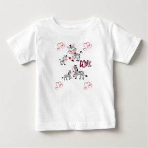 Dia de os namorados de Camisa de Bebê