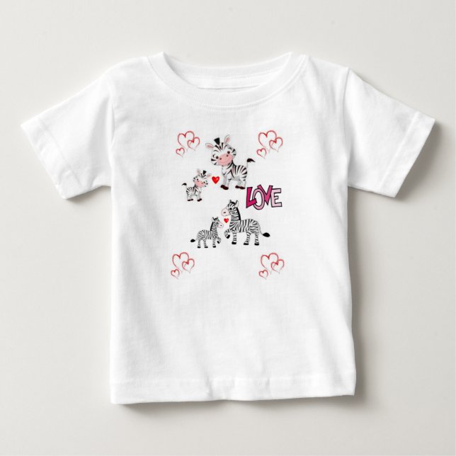 Dia de os namorados de Camisa de Bebê (Frente)