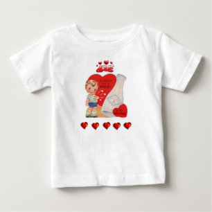 Dia de os namorados de Camisa de Bebê