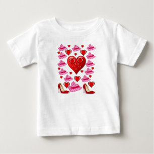 Dia de os namorados de Camisa de Bebê