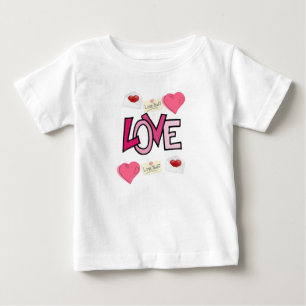 Dia de os namorados de Camisa de Bebê