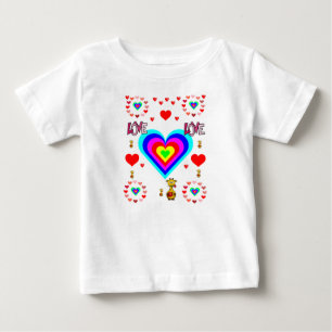Dia de os namorados de Camisa de Bebê