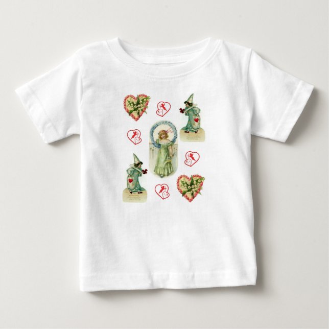 Dia de os namorados de Camisa de Bebê (Frente)