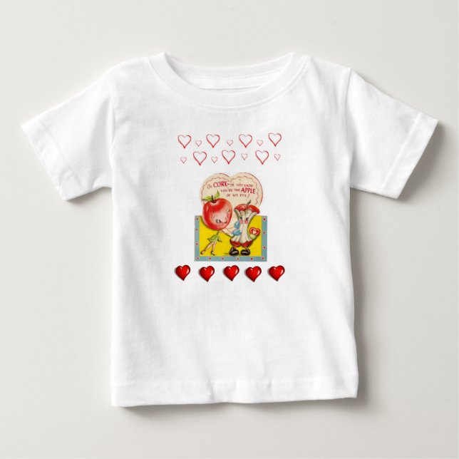 Dia de os namorados de Camisa de Bebê (Frente)