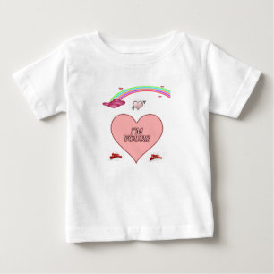 Dia de os namorados de Camisa de Bebê