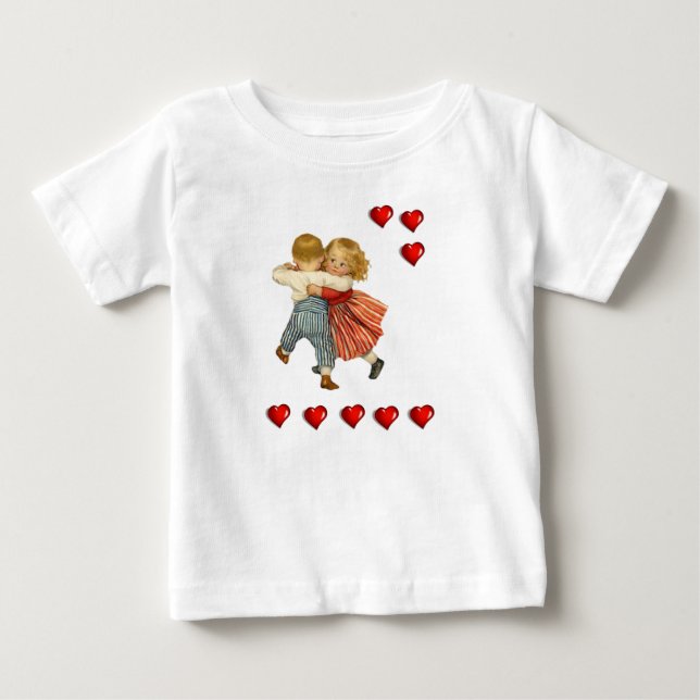 Dia de os namorados de Camisa de Bebê (Frente)