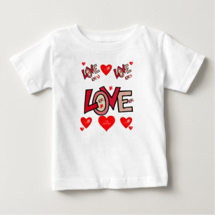 Dia de os namorados de Camisa de Bebê