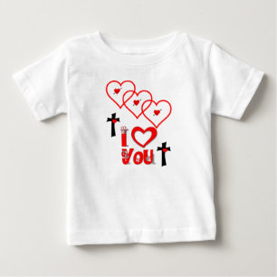 Dia de os namorados de Camisa de Bebê