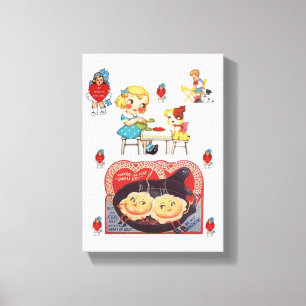 Dia de os namorados de impressão de tela estendida