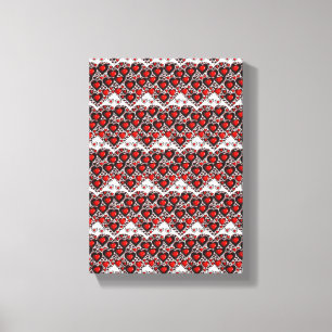 Dia de os namorados de impressão de tela estendida