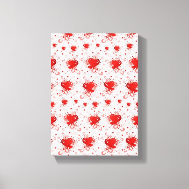 Dia de os namorados de impressão de tela estendida (Frente)