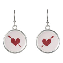 Dia de os namorados do Coração e Seta Vermelha Vel