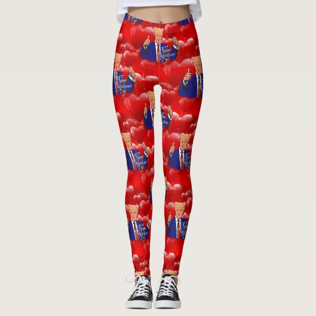 dia de os namorados donald trump leggings (Frente)