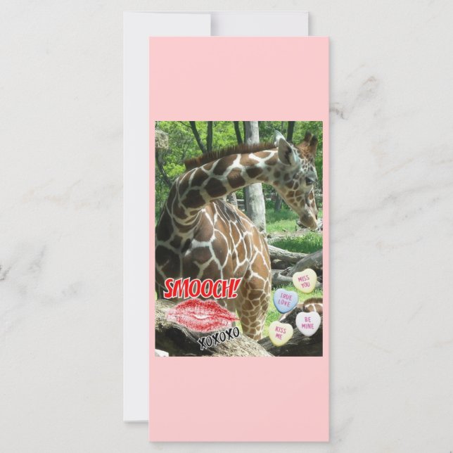 Dia de os namorados Giraffe (Frente)
