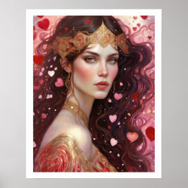 Dia de os namorados Impressão de Deco da Mulher