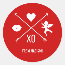 Dia de os namorados Namorados - Símbolos adesivos