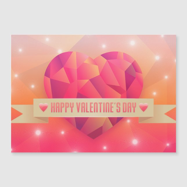 Dia de os namorados Romântico Amor Moderno (Frente)