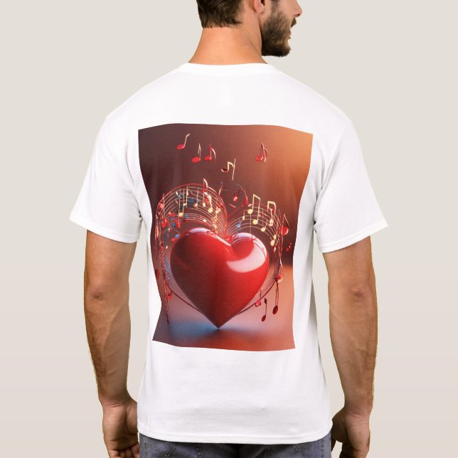 Dia de os namorados T-Shirt (Verso)
