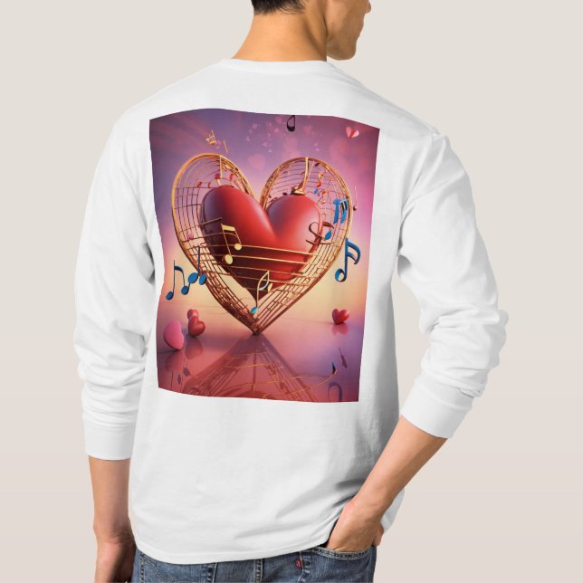 Dia de os namorados T-Shirt (Verso)