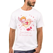 Dia de os namorados T-Shirt para Casais e Solteiro