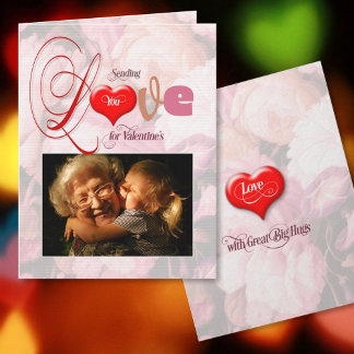 Dia de os namorados Te Enviando Cartão com fotos D