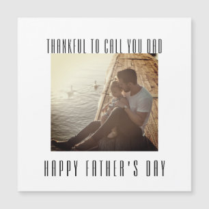 Dia de os pais Carregue Seu Próprio Magneta Fotogr