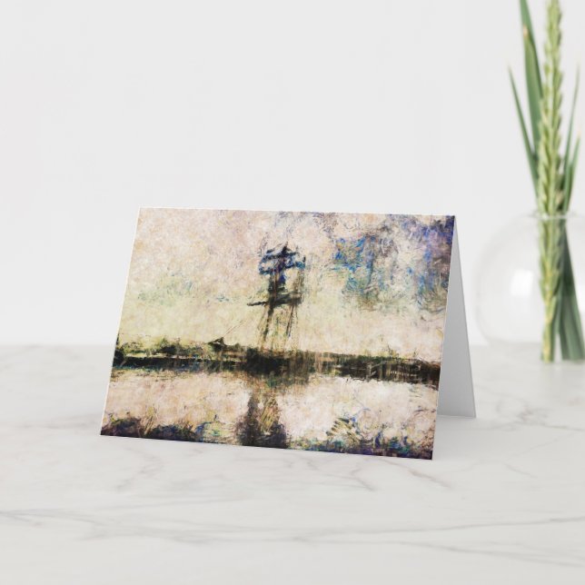 Dia de os pais, cartão de aniversário, navio, cart (Frente)