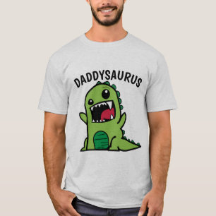 DIA DE OS PAIS DADDYSAURUS DINOSAUR T-shirts