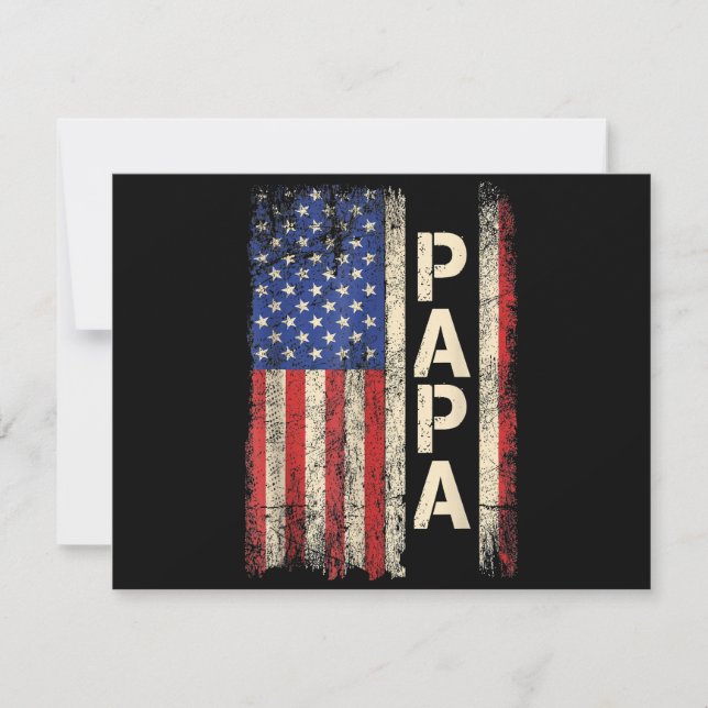Dia de os pais De Bandeiras Do Papa Americano Para (Frente)