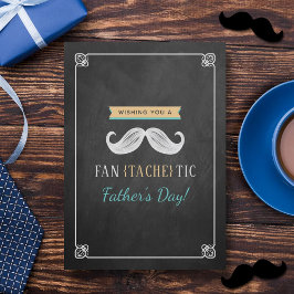 Dia de os pais de bigode Chalkboard (Fan-Tache-Tic