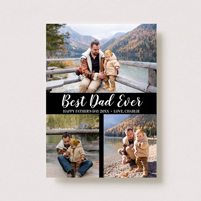 Dia de os pais de Colagem de Fotos Trendy Typograf (Criador carregado)