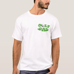 Dia de os pais De Golfe Pai De T-Shirt Engraçado D