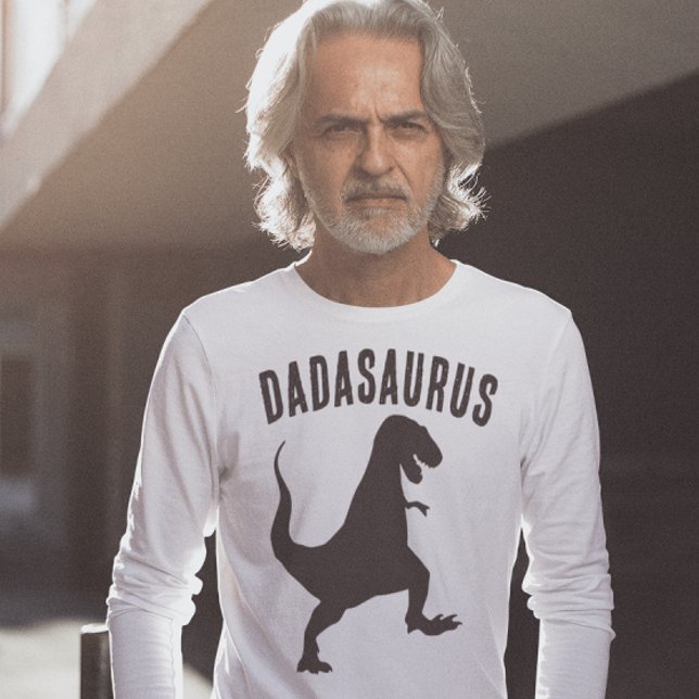 Dia de os pais DINO PAI DADASAURUS T-Shirts (Criador carregado)