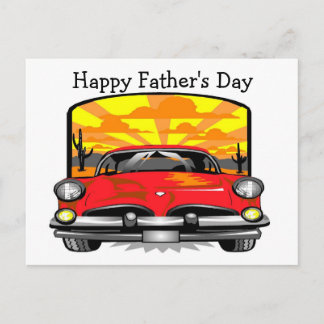 Dia de os pais Feliz - Cartão postal